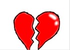 Heartbroken cartoon