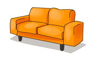 How to Draw Couch, Step by Step Drawing Lessons | DrawingNow