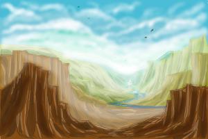 How to Draw a Valley | DrawingNow