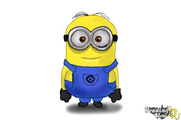 How to Draw Kevin The Minion from Despicable Me | DrawingNow