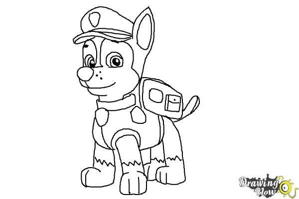 name coloring pages chase - photo #5