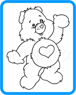 Care Bear coloring page