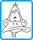 daffy Duck coloring page