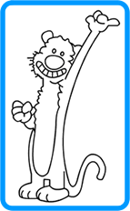 Hobbes coloring page