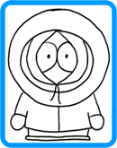 Kenny coloring page