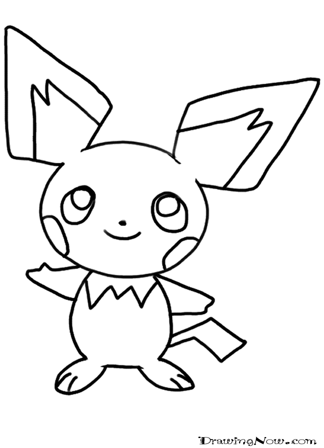 Featured image of post Pichu Coloring Page