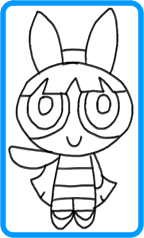 Powerpuff Girls Coloring Pages on Coloring Page