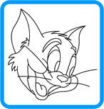 Tom coloring page