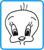 Tweety Coloring Pages 9