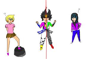 0_0.... Me vs Evil me!!!!!!!(with Dakota and IDK Girl)