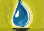 a teardrop