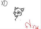 wolf with a star