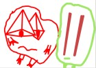 red and green