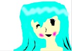 light blue anime