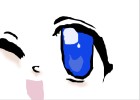 how to draw anime eye