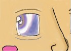 The eye of the girl