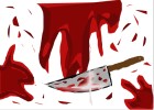 blood and knife