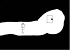 Stupid guy that is doing nothing