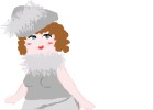 how to draw an england woman