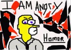 Amgry homer (by Jasmine Emili Wright)
