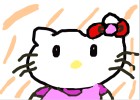 Hello Kitty- How to draw a face of hers