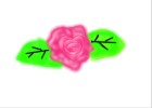 how to draw a simple rose
