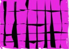 Old pink painting of checkers