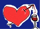 A bow in heart