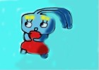manaphy holding a scarf