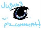 Blu anime eye