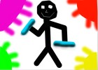 Raving stick man!