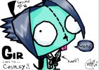 Gir Likes Cosplaying Sasuke!