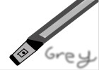 Grey/black saber