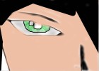 Anime eye close up