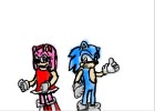 Sonic the hedgehog and Amy Rose