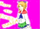 Manga school girl