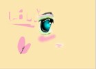 cute beach maga girl eyes