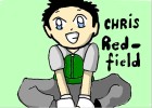 desenhando Chris Redfield