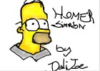 Homer Simpson speed painting