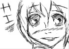 random anime sketch