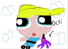 How to draw bubbles and her toy octi strangley....