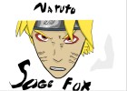 How to draw Naruto Sage and Kyuubi mode