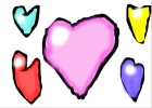5 hearts