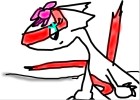 latias wearing a bow