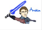 Anakin Skywalker from the clone wars