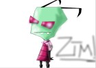 Zim, plotting the end of the world.