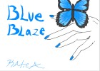 Blue Blaze Butterfly