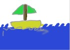 the sitting boat