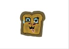 cute little piece of toasted bread