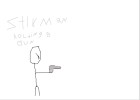 stickman holding a gun
